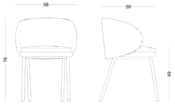 Koko sillón metal - Imagen 6